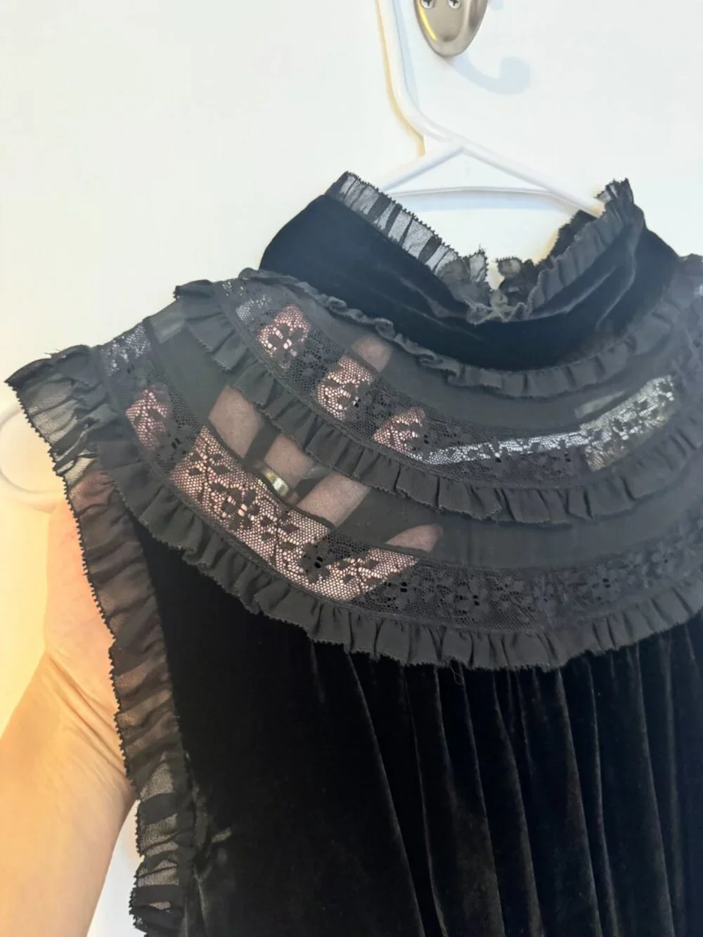Kate Spade Black Velvet Dress Size 8